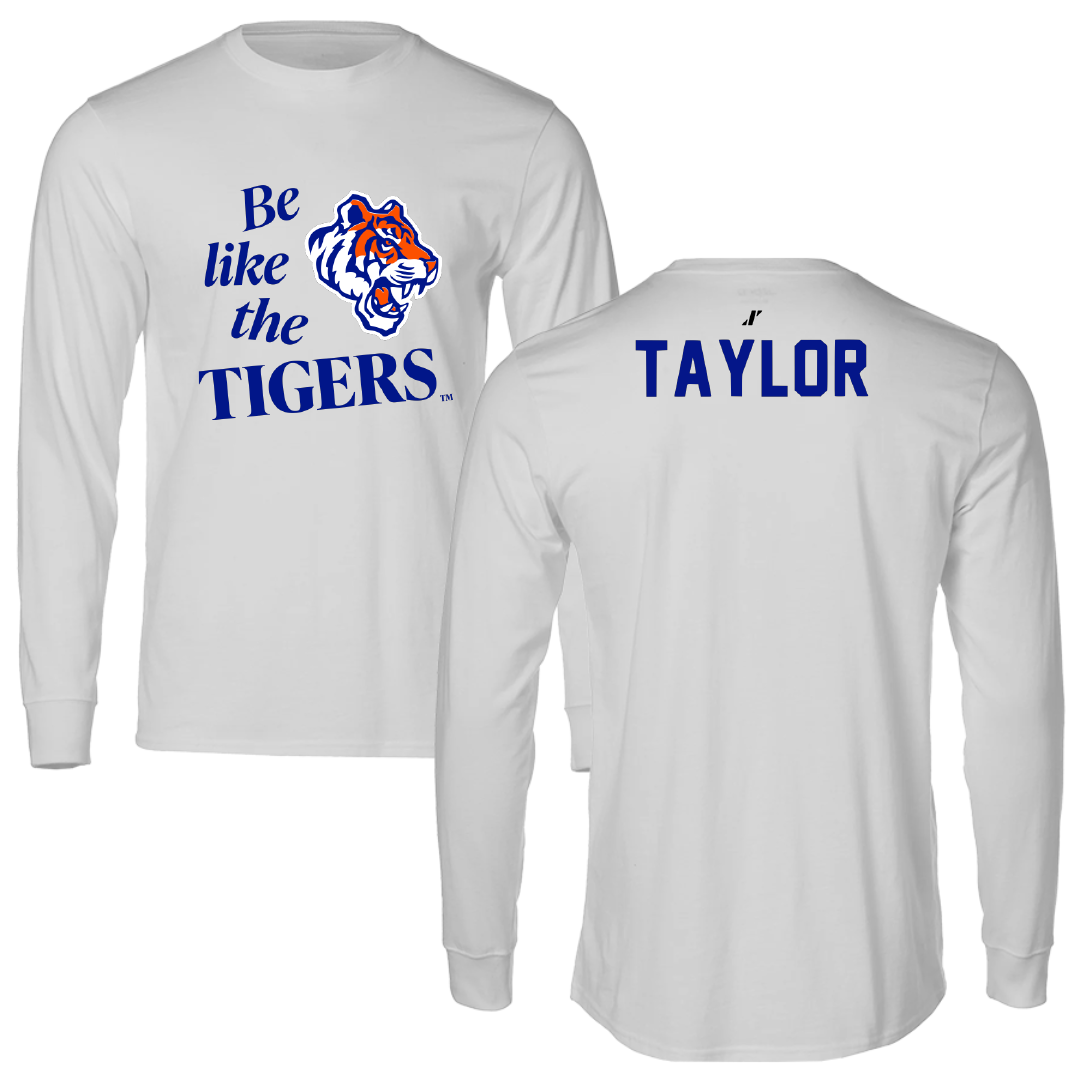 Savannah State University TF and XC Light Gray Be Like Us Performance Long Sleeve - Victoria Taylor