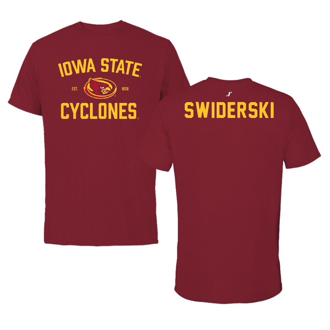 Iowa State University Wrestling Cardinal General Tee - Casey Swiderski