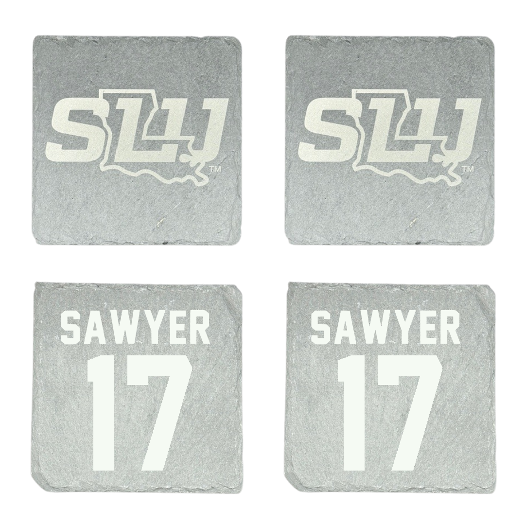 Southeastern Louisiana University Football Stone Coaster (4 Pack)  - #17 Eli Sawyer