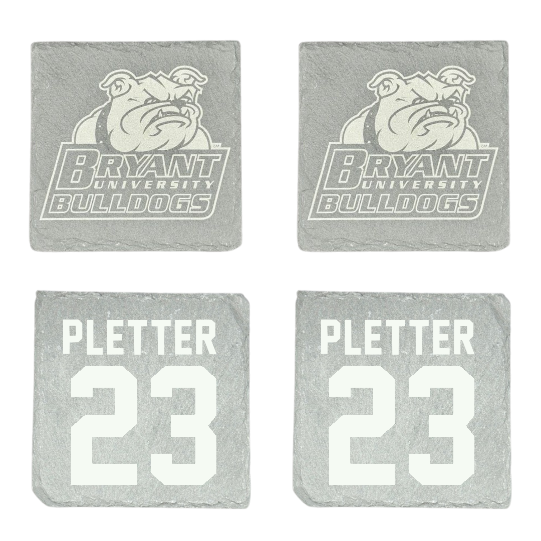 Bryant University Baseball Stone Coaster (4 Pack)  - #23 Jack Pletter
