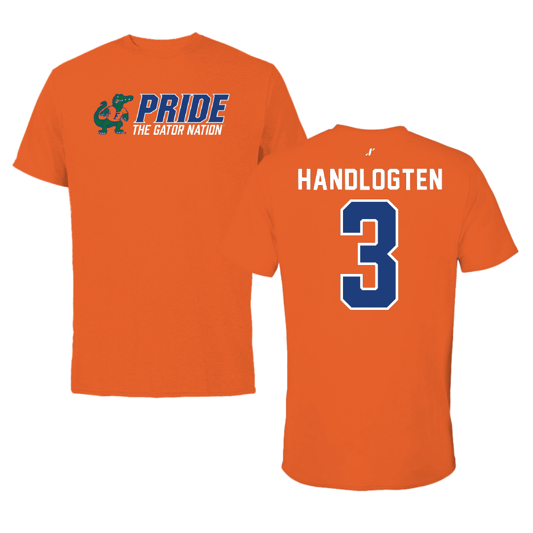 University of Florida Basketball Orange General Tee - #3 Micah Handlogten