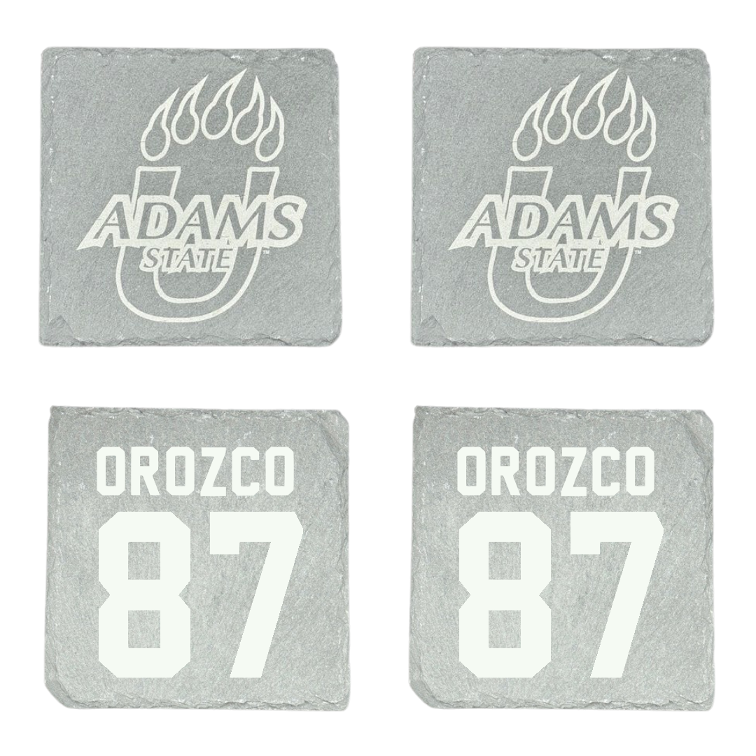 Adams State University Football Stone Coaster (4 Pack)  - #87 Damien Orozco