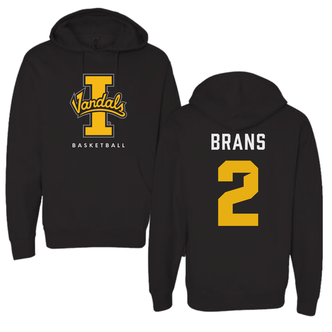 University of Idaho Basketball Black Vandals Hoodie - #2 Sarah Brans