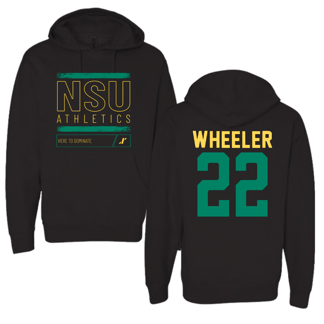 Norfolk State University Basketball Black Dominate Hoodie - #22 Kierra Wheeler