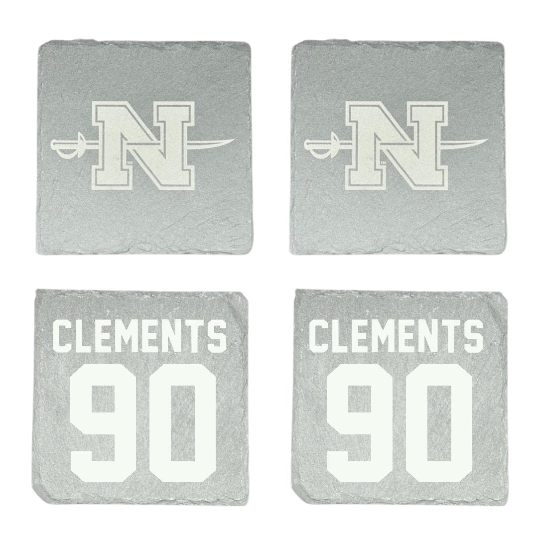 Nicholls State University Football Stone Coaster (4 Pack)  - #90 Aidan Clements