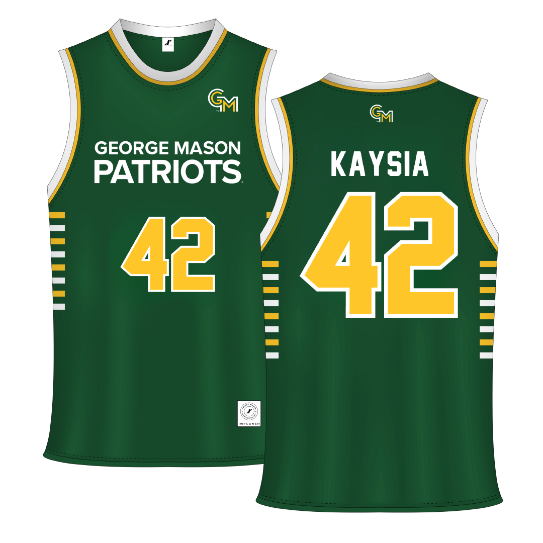 George Mason University Green Patriots Basketball Jersey - #42 Nalani Kaysia