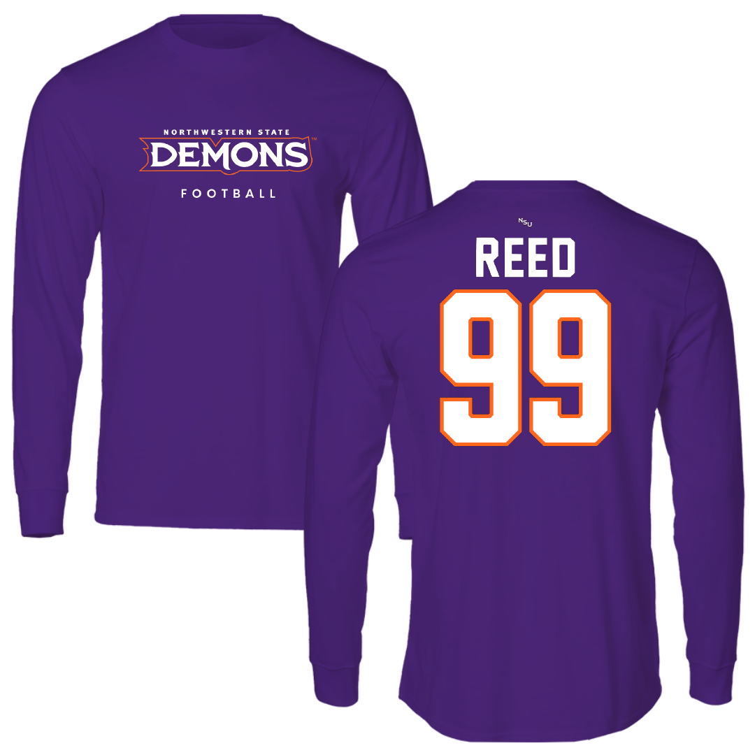 Northwestern State University Football Purple Demons Long Sleeve - #99 Ke’Shawn Reed