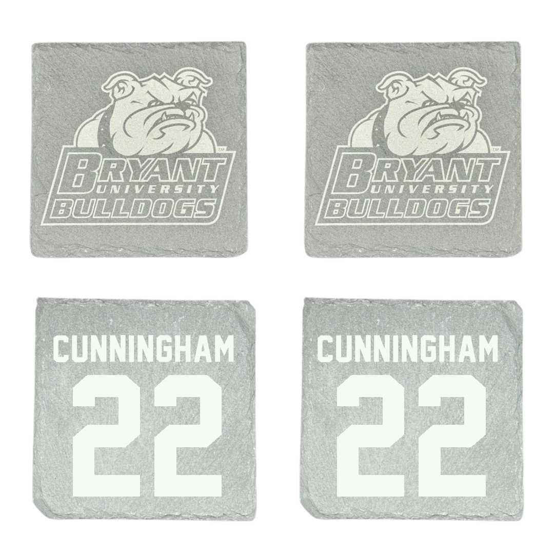 Bryant University Soccer Stone Coaster (4 Pack)  - #22 Ashley Cunningham