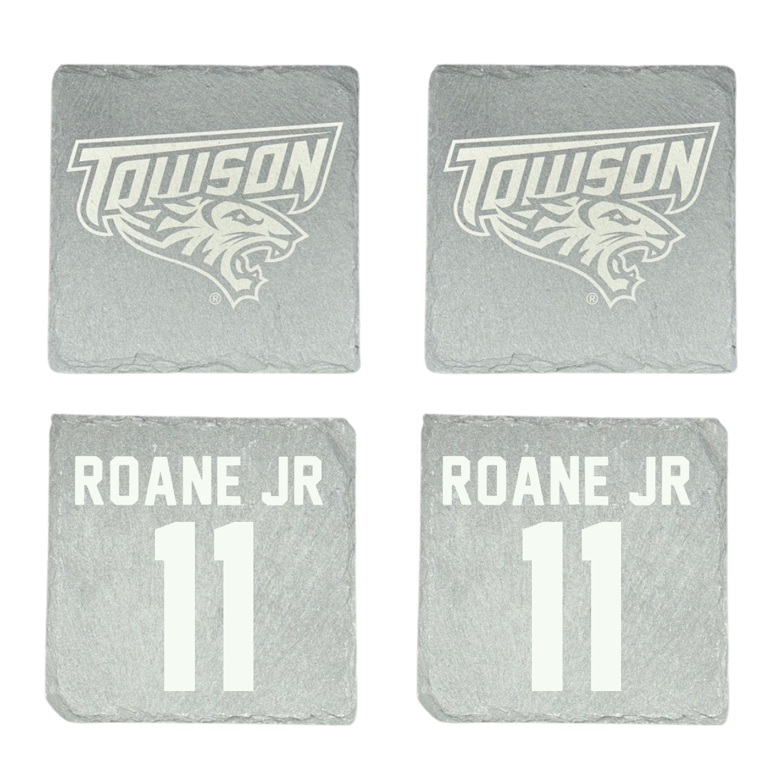 Towson University Football Stone Coaster (4 Pack)  - #11 Rodney Roane Jr