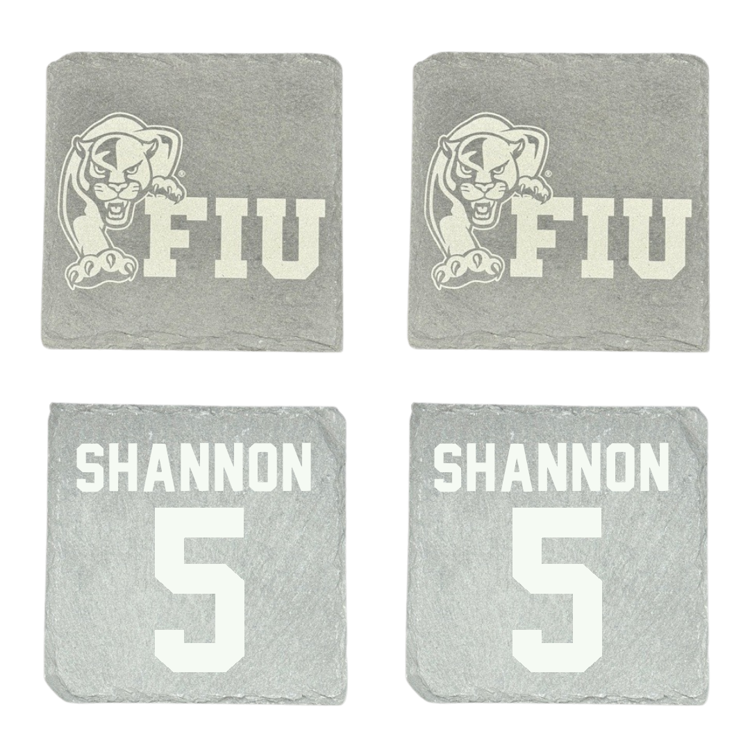 Florida International University Football Stone Coaster (4 Pack)  - #5 Steven Shannon