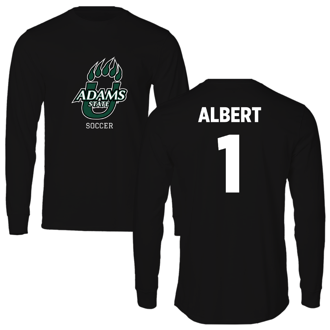 Adams State University Soccer Black State Performance Long Sleeve - #1 Lianna Albert