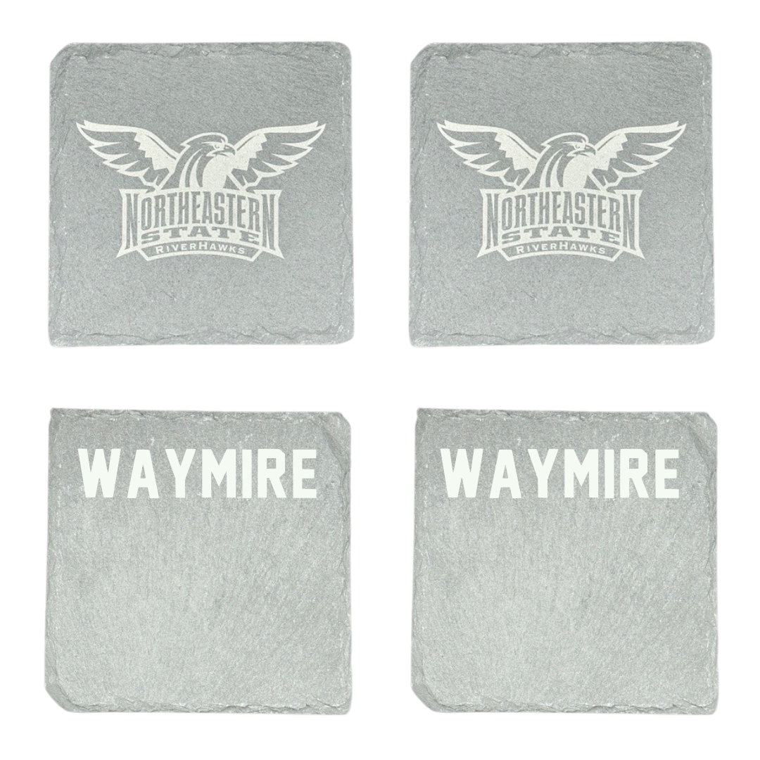 Northeastern State University Golf Stone Coaster (4 Pack)  - Cole Waymire