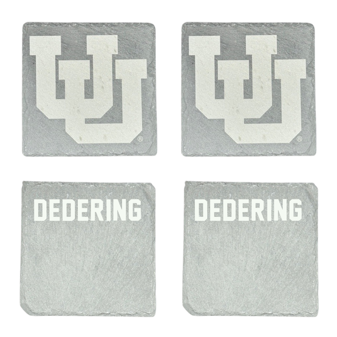University of Utah Swimming & Diving Stone Coaster (4 Pack)  - Matthew Dedering