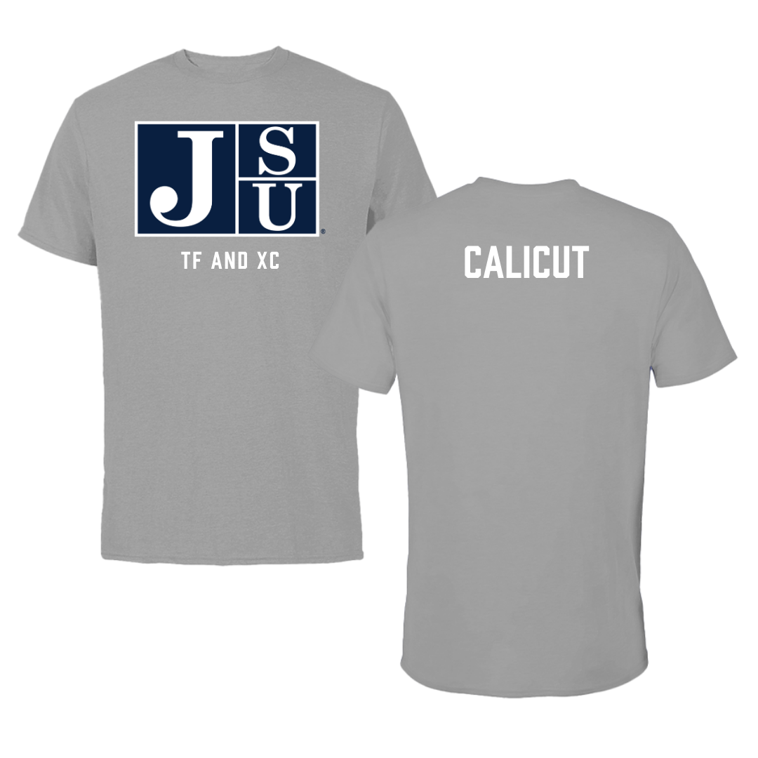 Jackson State University TF and XC Gray Tee - Callie Calicut