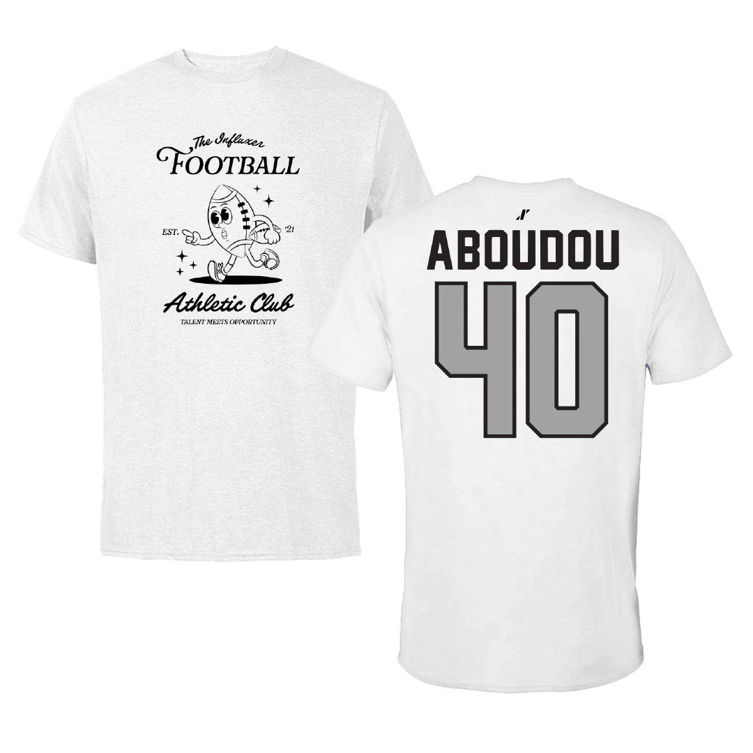 Football White Influxer Athletic Club Tee - #40 Amdane Aboudou