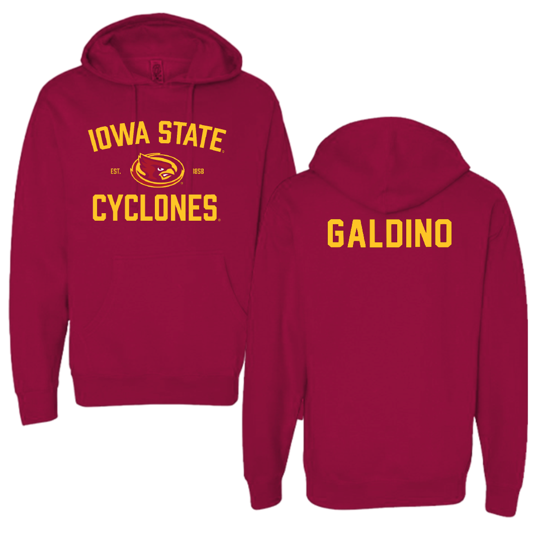 Iowa State University TF and XC Cardinal General Hoodie - Emanuel Galdino