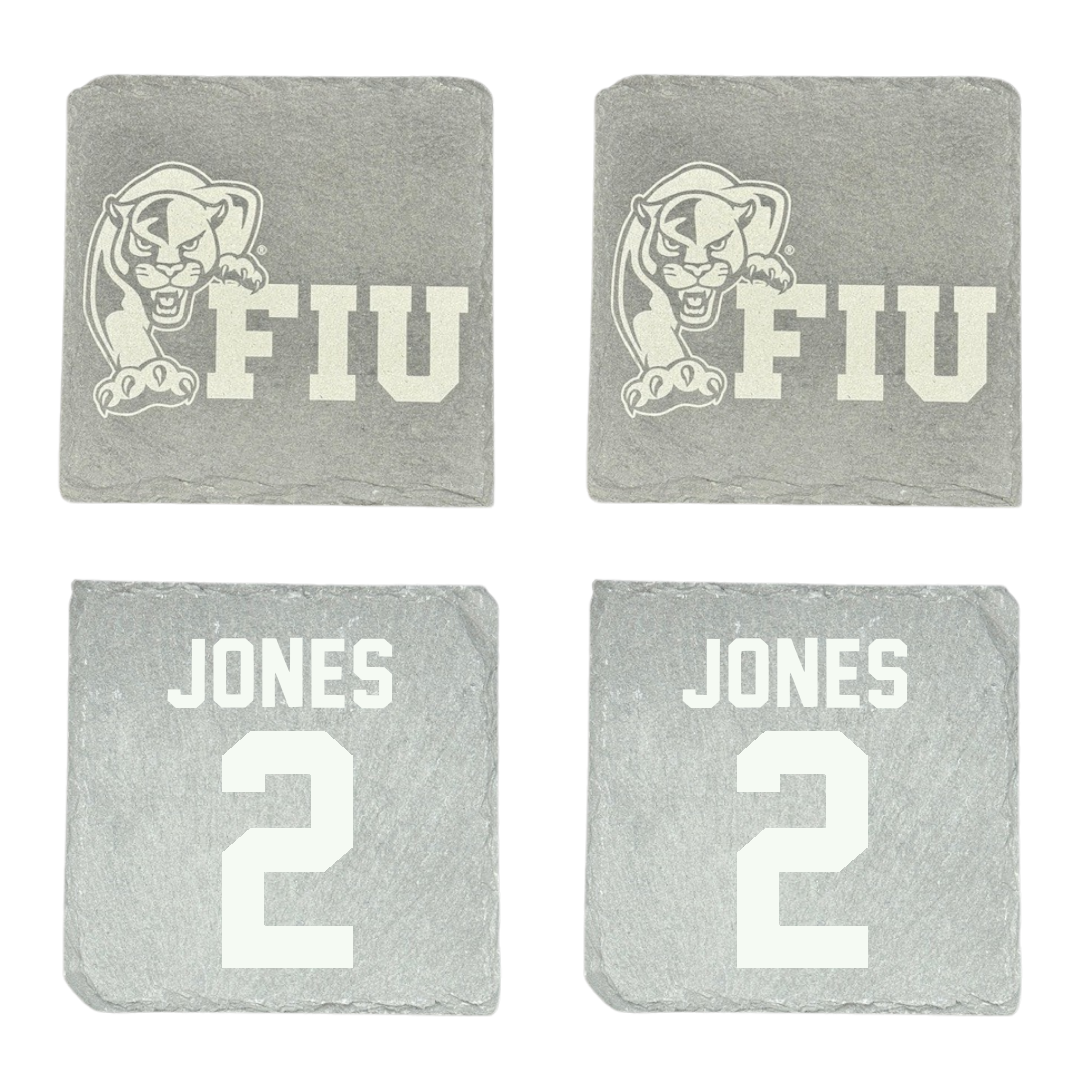 Florida International University Football Stone Coaster (4 Pack)  - #2 Amari Jones