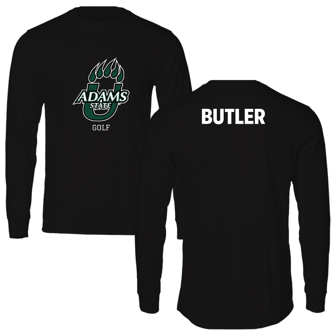 Adams State University Golf Black State Performance Long Sleeve - Taylor Butler