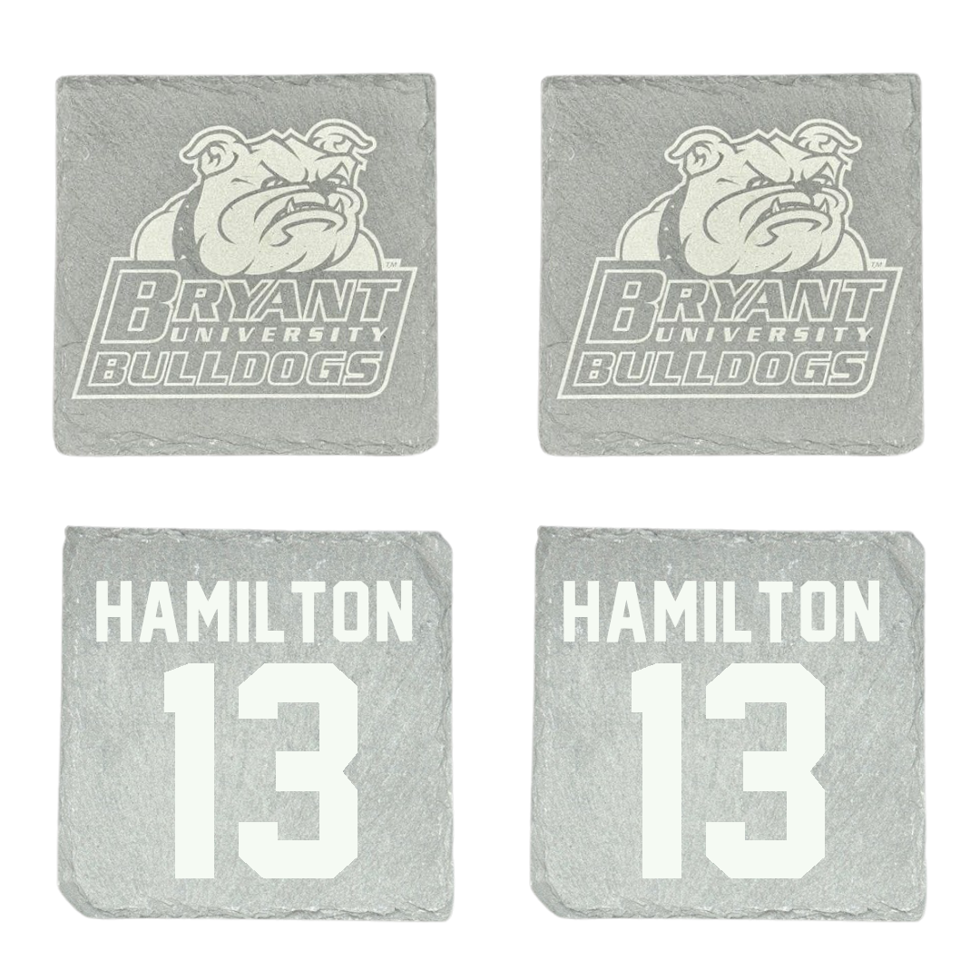 Bryant University Football Stone Coaster (4 Pack)  - #13 Kaden Hamilton