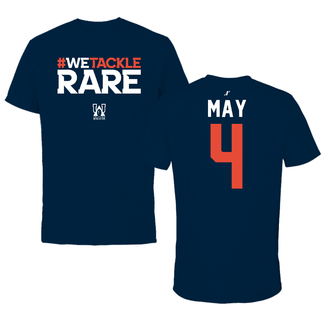 University of Illinois Volleyball Navy Uplifting Athletes Tee - #4 Bianca May