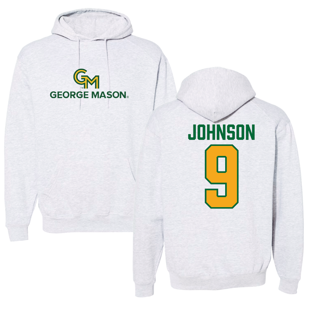 George Mason University Basketball Gray Hoodie - #9 Kam Johnson