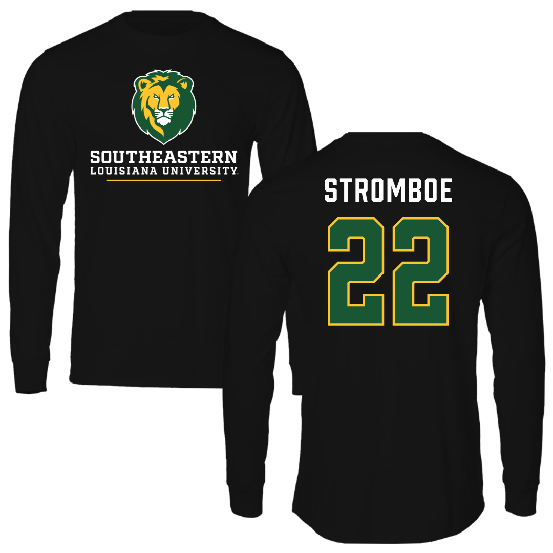 Southeastern Louisiana University Baseball Black Long Sleeve - #22 Cole Stromboe