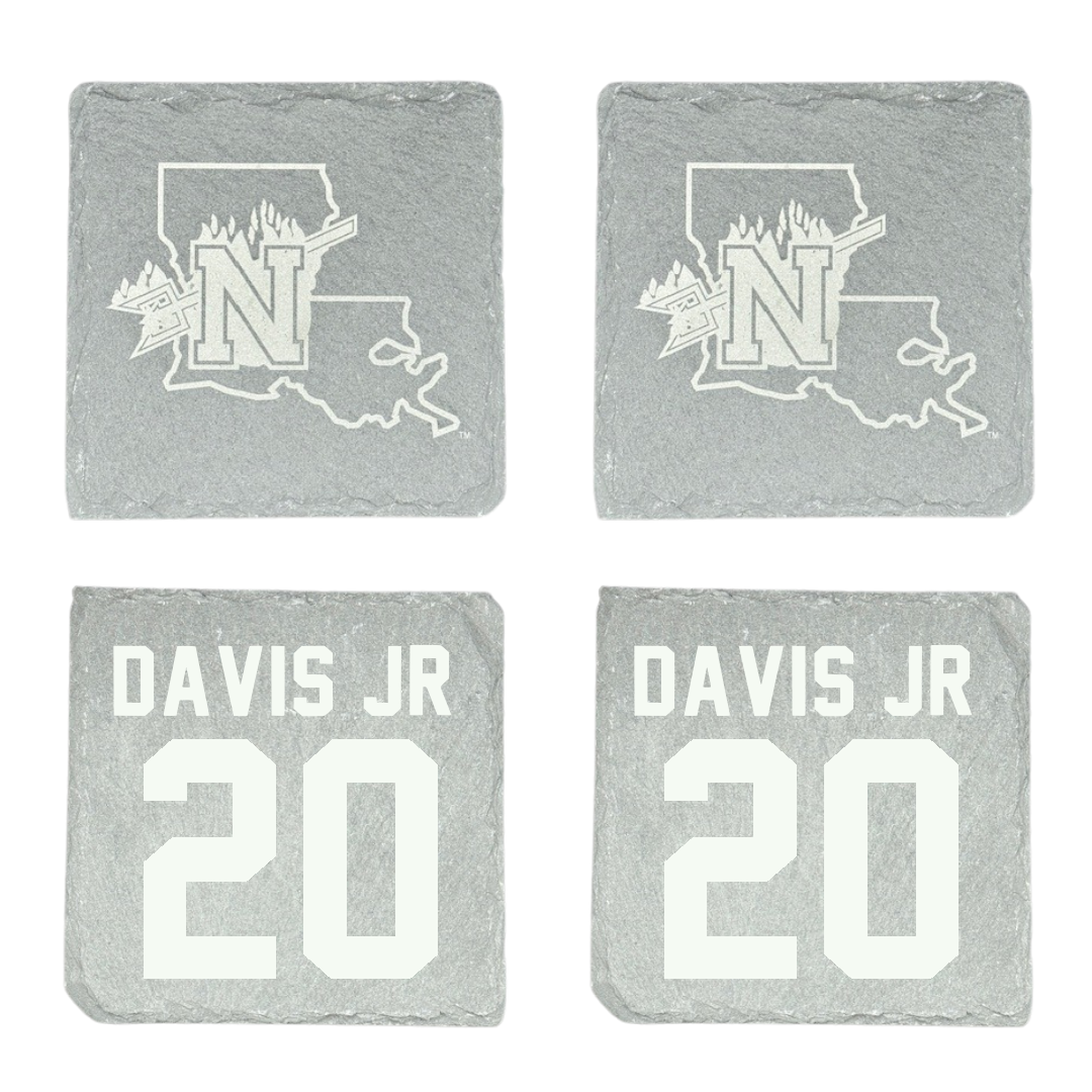 Northwestern State University Football Stone Coaster (4 Pack)  - #20 Kevin Davis Jr