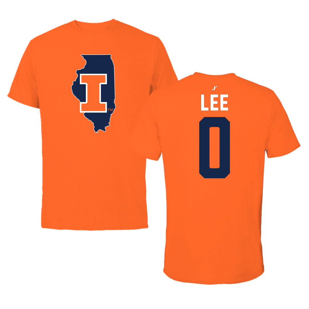 University of Illinois Soccer Orange State Tee - #0 Izzy Lee
