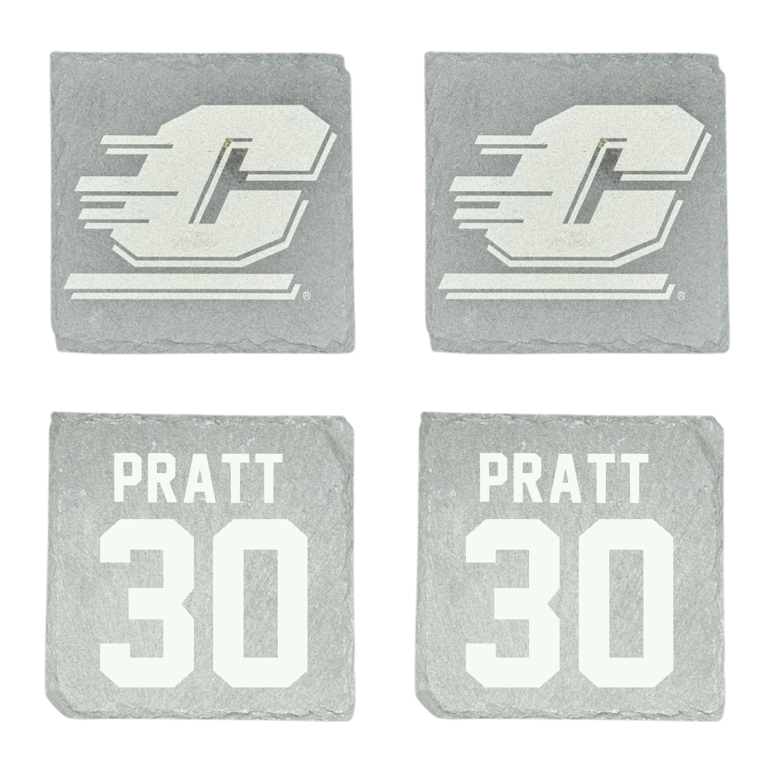 Central Michigan University Football Stone Coaster (4 Pack)  - #30 Ben Pratt