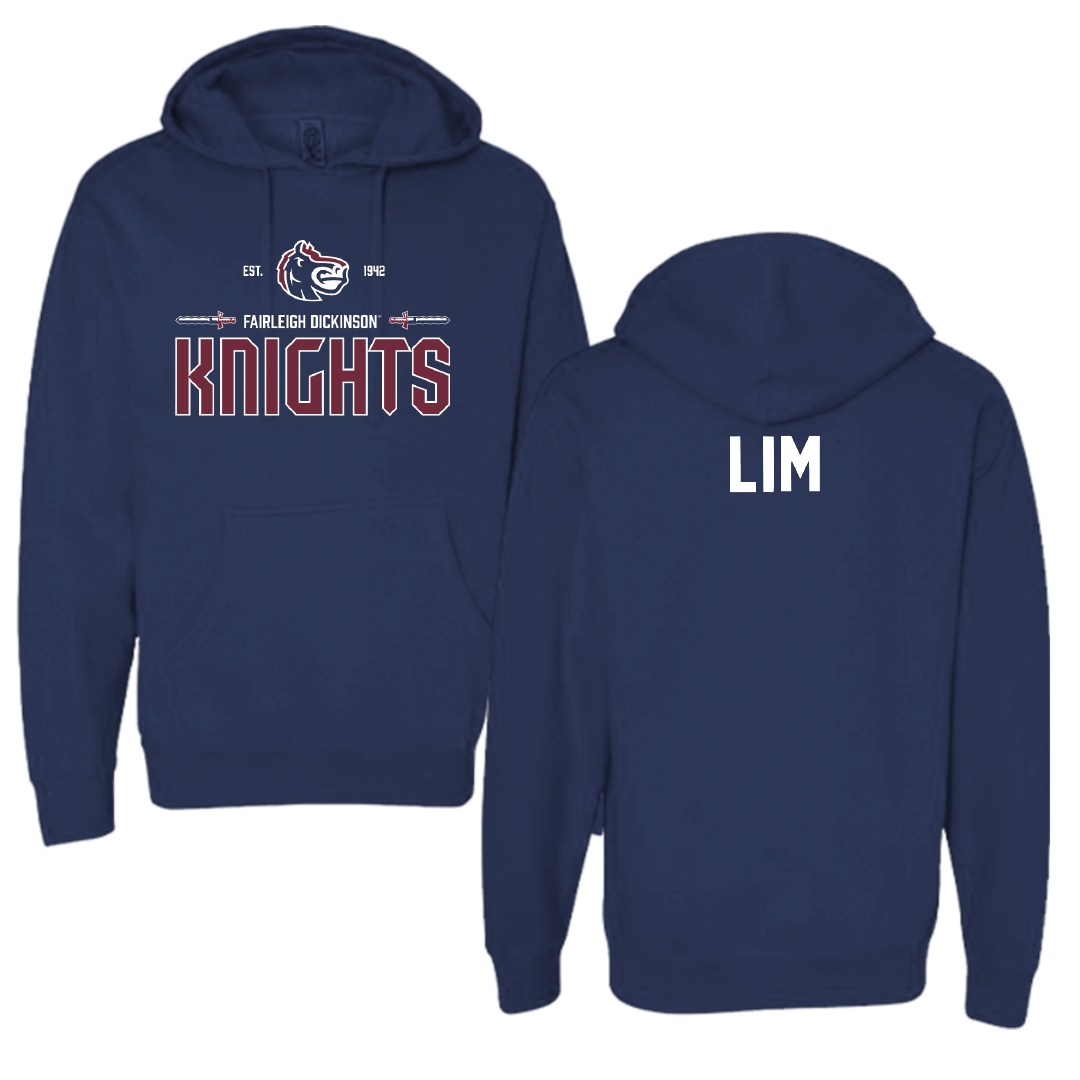 Fairleigh Dickinson University-Metropolitan Campus Tennis Navy General Hoodie - Anastasia Lim