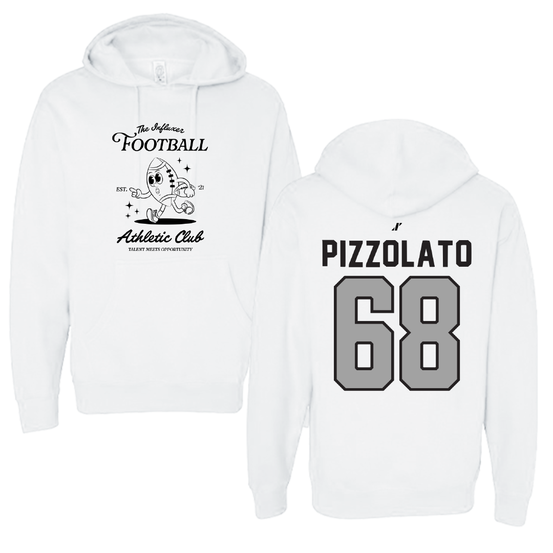 Football White Influxer Athletic Club Hoodie - #68 Robbie Pizzolato