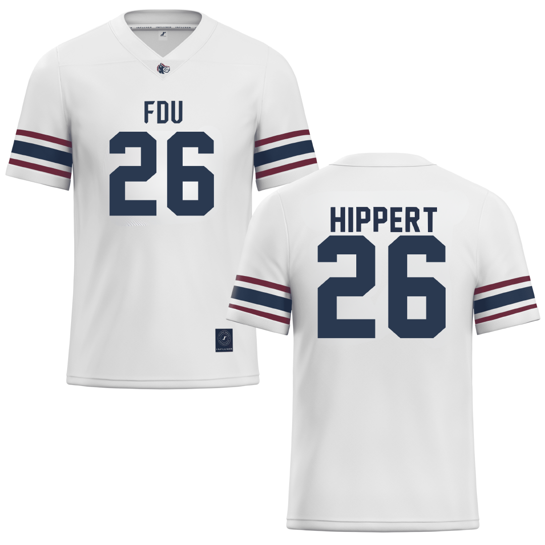 Fairleigh Dickinson University-Metropolitan Campus White Lacrosse Jersey - #26 Kendal Hippert