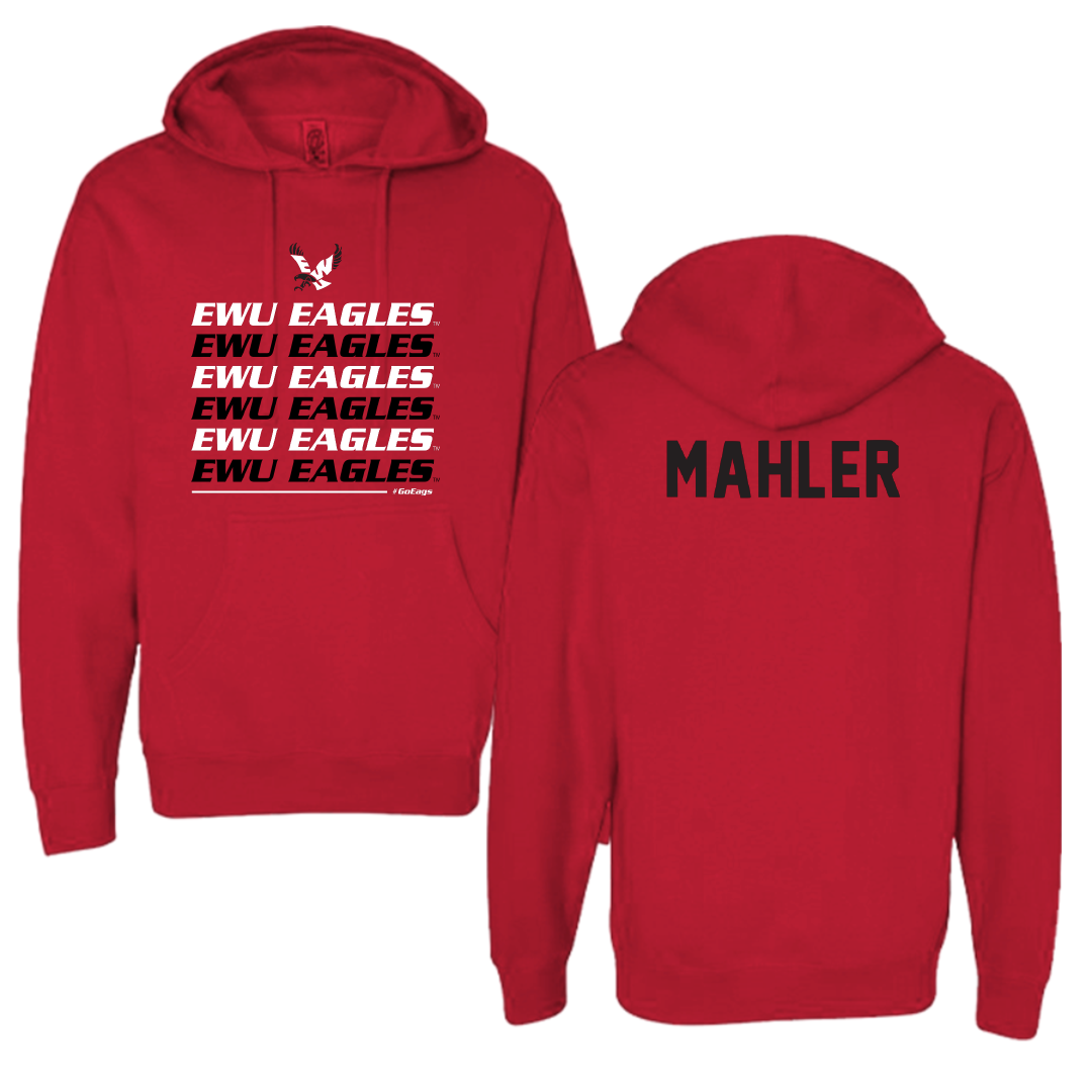 Eastern Washington University Golf Red General Hoodie - Brooke Mahler
