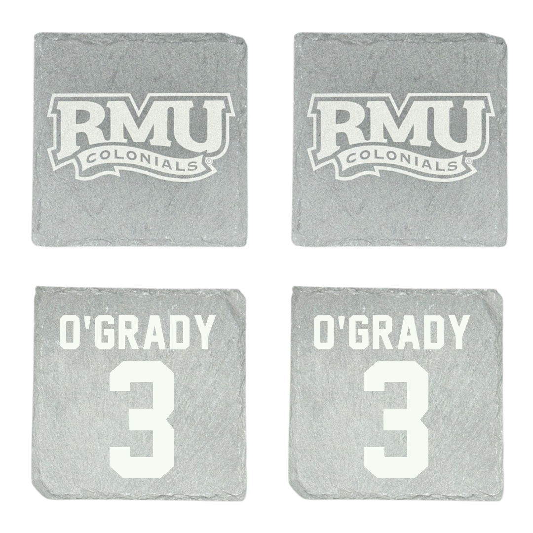 Robert Morris University Basketball Stone Coaster (4 Pack)  - #3 Tanner O'Grady