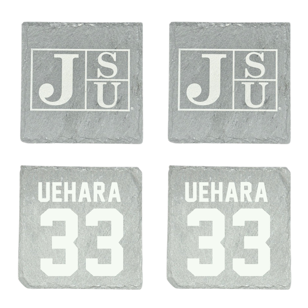 Jackson State University Soccer Stone Coaster (4 Pack)  - #33 Kalia Uehara