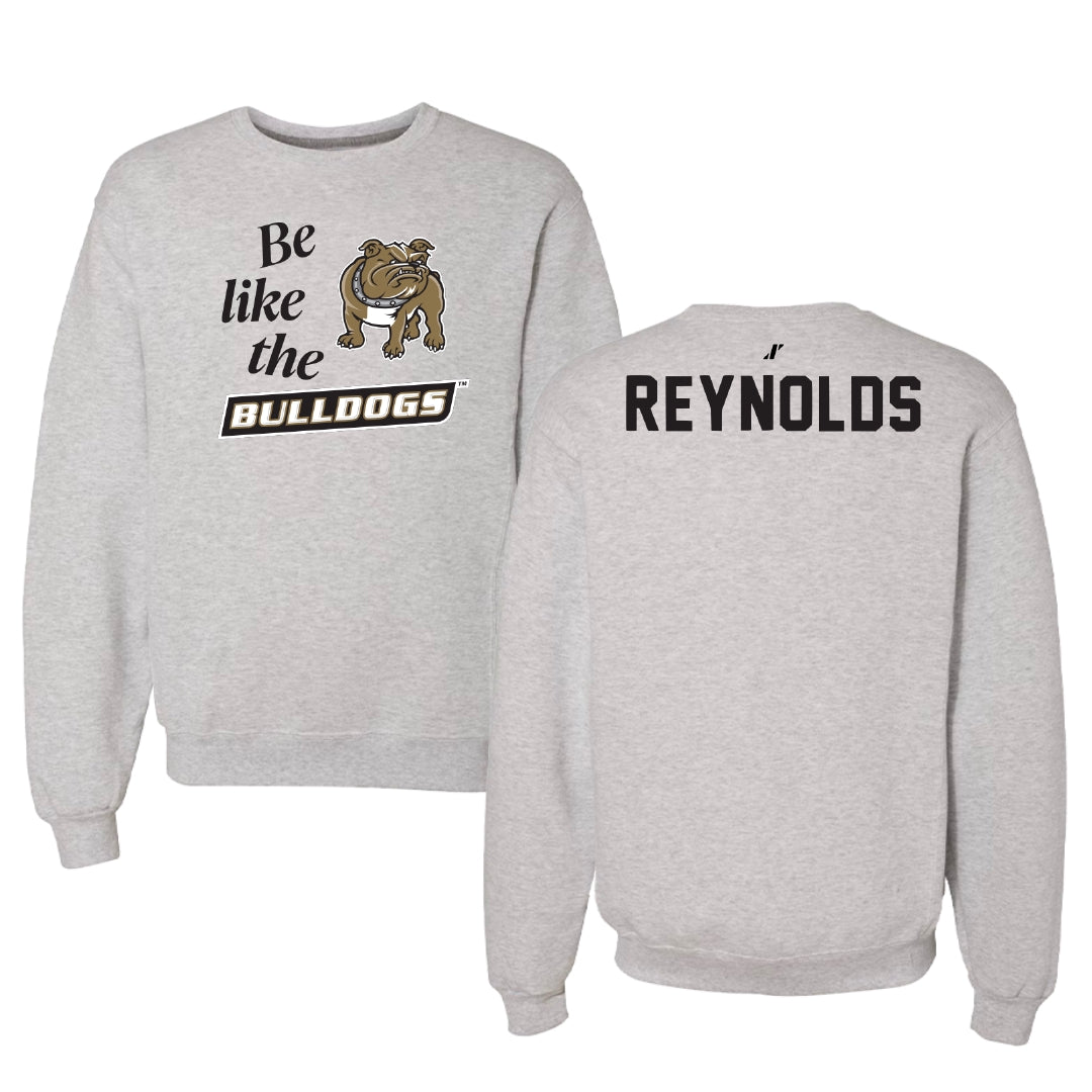 Bryant University TF and XC Light Gray Be Like Us Crewneck - Dawson Reynolds