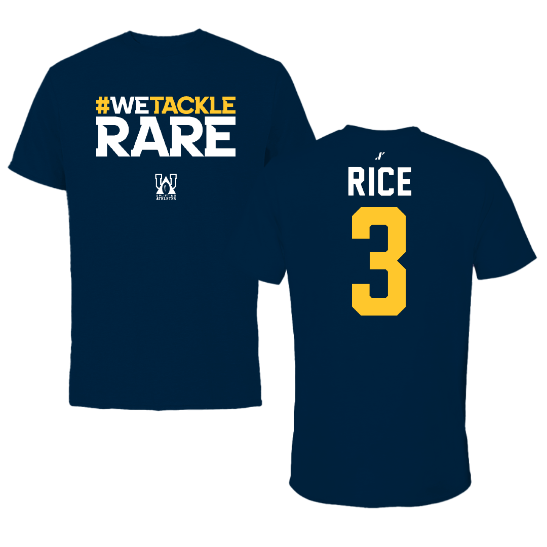 East Tennessee State University Basketball Navy Uplifting Athletes Tee - #3 Tyler Rice