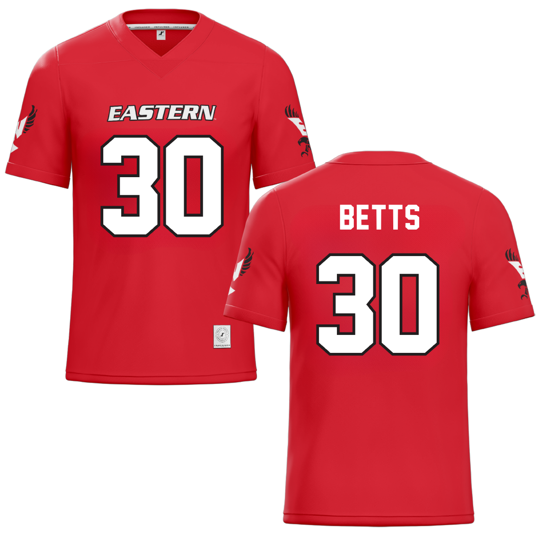 Eastern Washington University Red Football Jersey - #30 Talon Betts