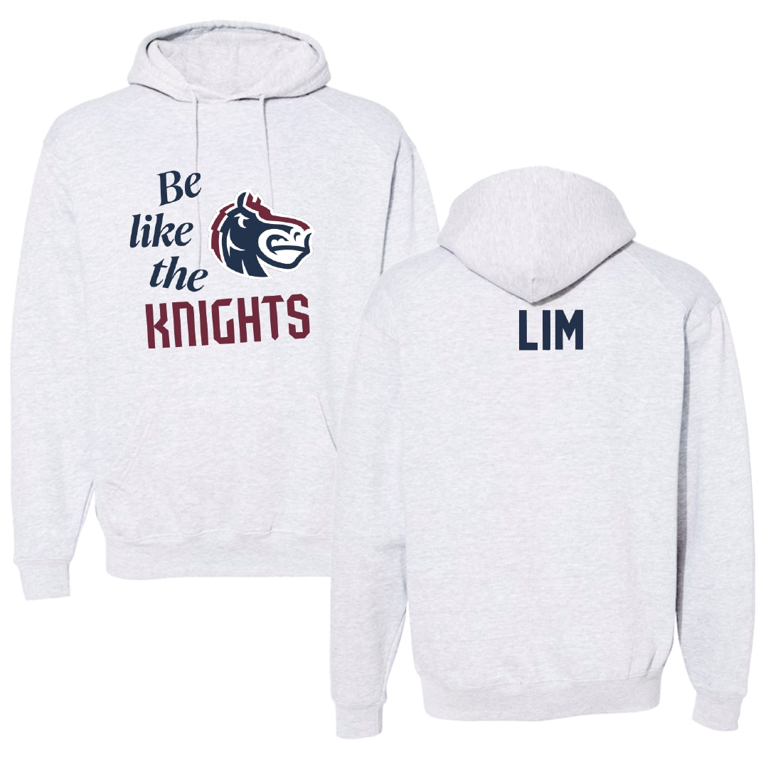 Fairleigh Dickinson University-Metropolitan Campus Tennis Light Gray Be Like Us Hoodie - Anastasia Lim