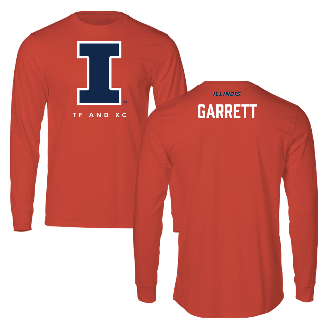 University of Illinois TF and XC Orange Performance Long Sleeve - Kam Garrett