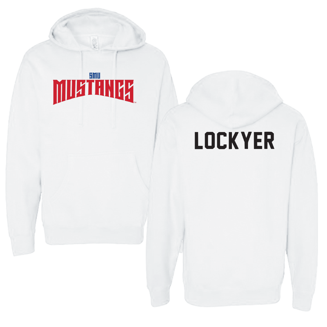 Southern Methodist University Swimming & Diving White Classic Hoodie - Hannah Lockyer
