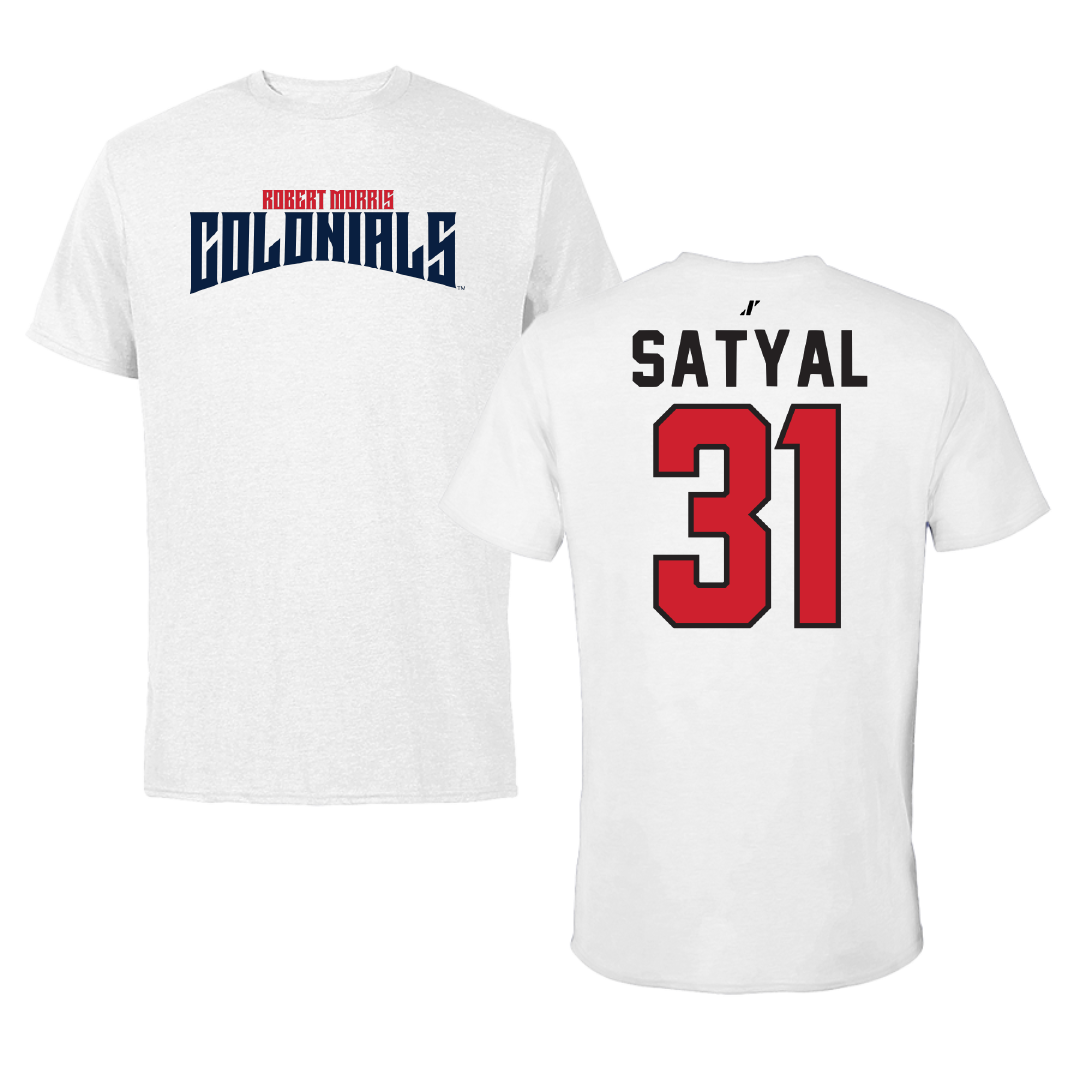 Robert Morris University Soccer White Classic Tee - #31 Deetya Satyal