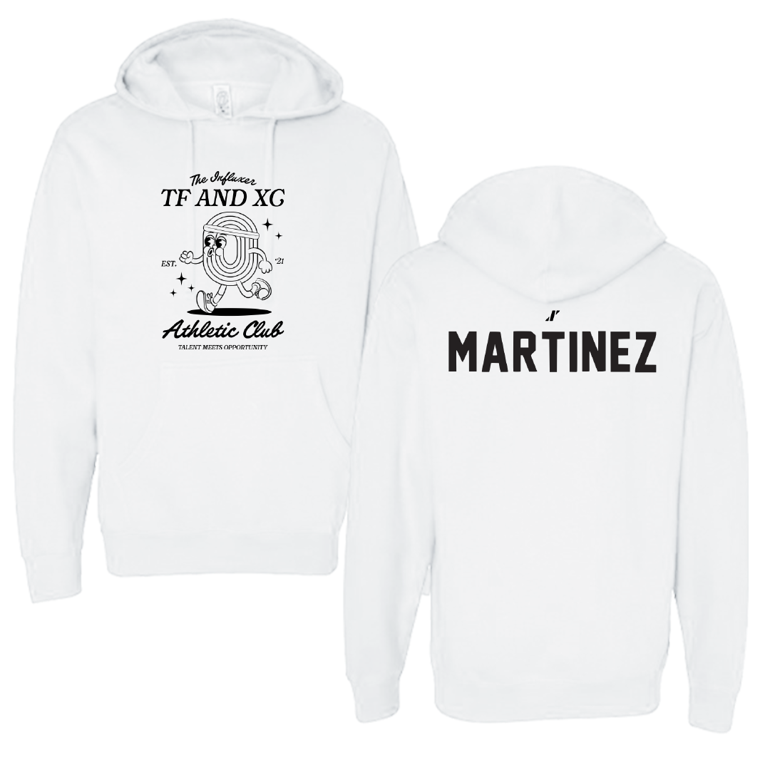 TF and XC White Influxer Athletic Club Hoodie - Faith Martinez