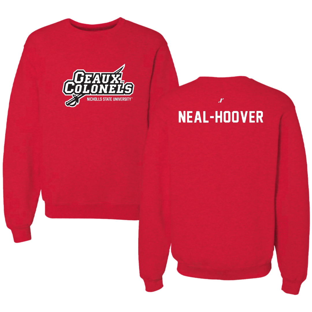 Nicholls State University TF and XC Red General Crewneck - Cherie Neal-Hoover