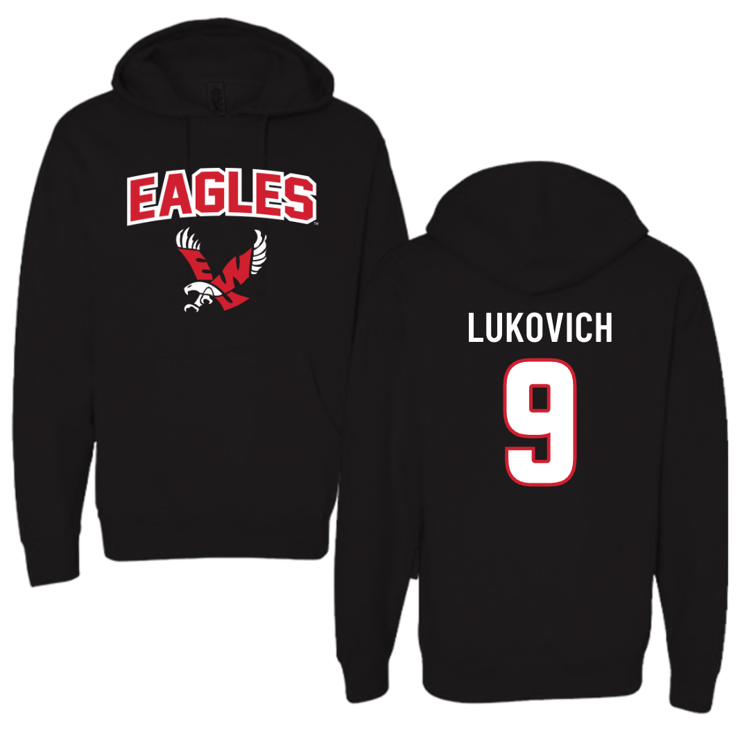 Eastern Washington University Volleyball Black Hoodie - #9 Kalista Lukovich