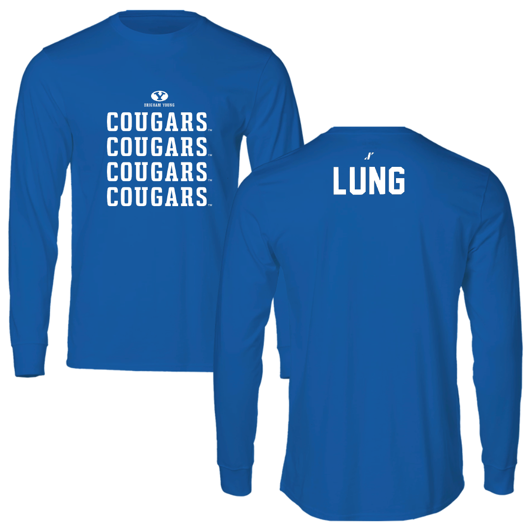 Brigham Young University Swimming & Diving Blue General Long Sleeve - Mackenzie Lung