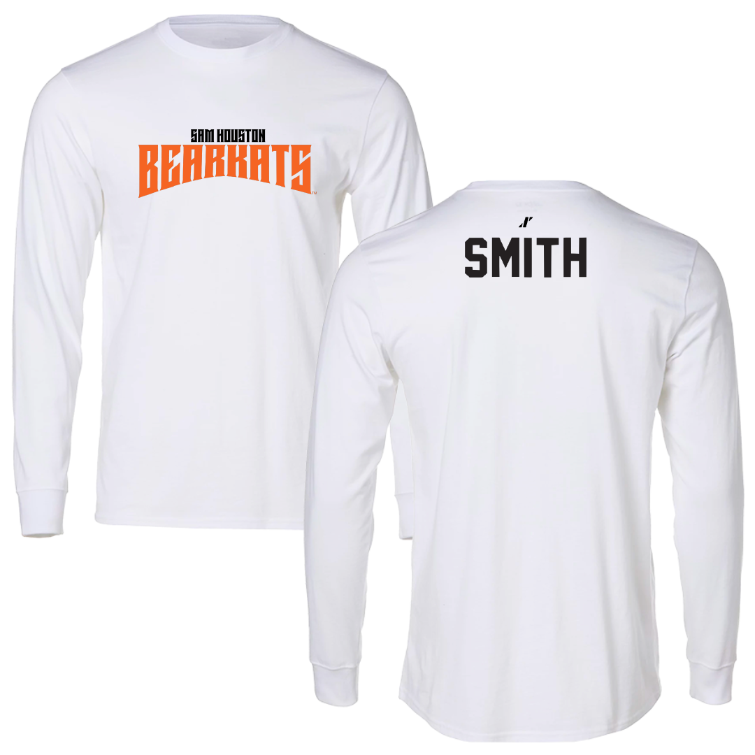 Sam Houston State University Cheer White Classic Performance Long Sleeve - Tyler Smith