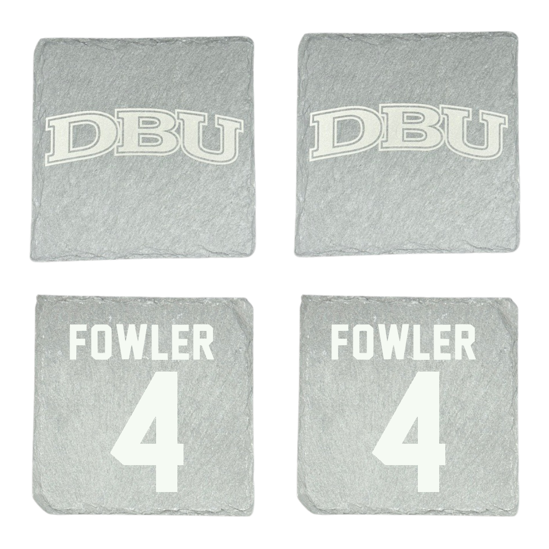 Dallas Baptist University Ice Hockey Stone Coaster (4 Pack)  - #4 Austin Fowler