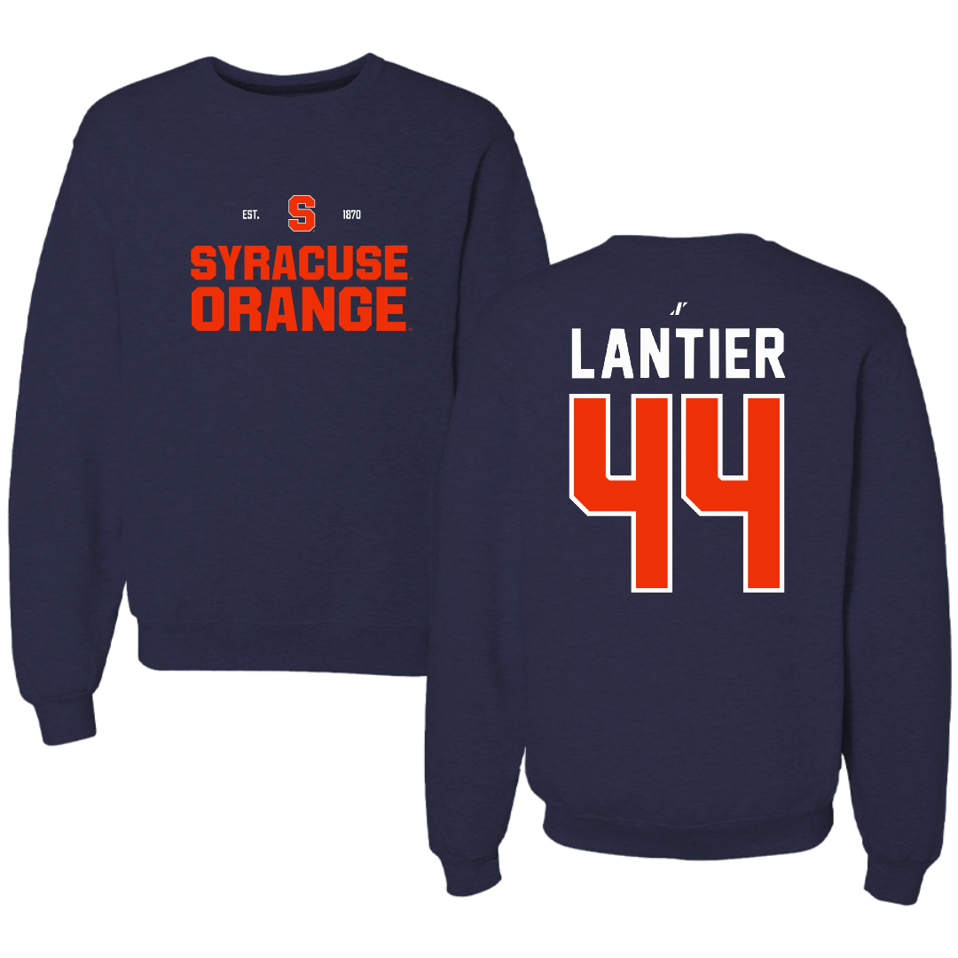 Syracuse University Softball Navy General Crewneck - #44 Gabby Lantier