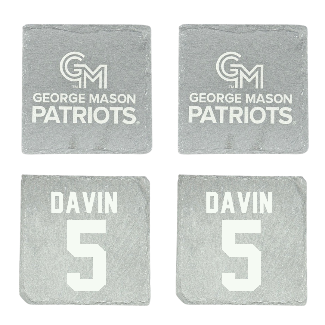 George Mason University Soccer Stone Coaster (4 Pack)  - #5 Eliana Davin